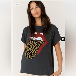 Daydreamer Black Graphic Tee with Red and Yellow Accents